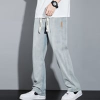 Lösa raka jeans för män
