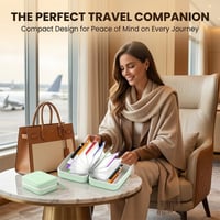 Premium Waterproof PU Travel Pill Organizer Set