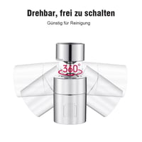 Drehbarer Doppelfunktions-Bubbler-Wasserhahnkopf
