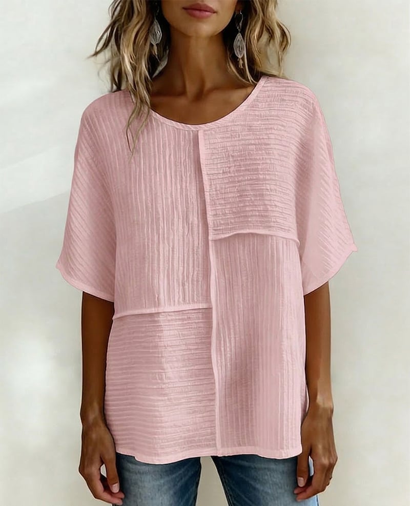 Top Vertikal Strukturiert Patchwork Locker