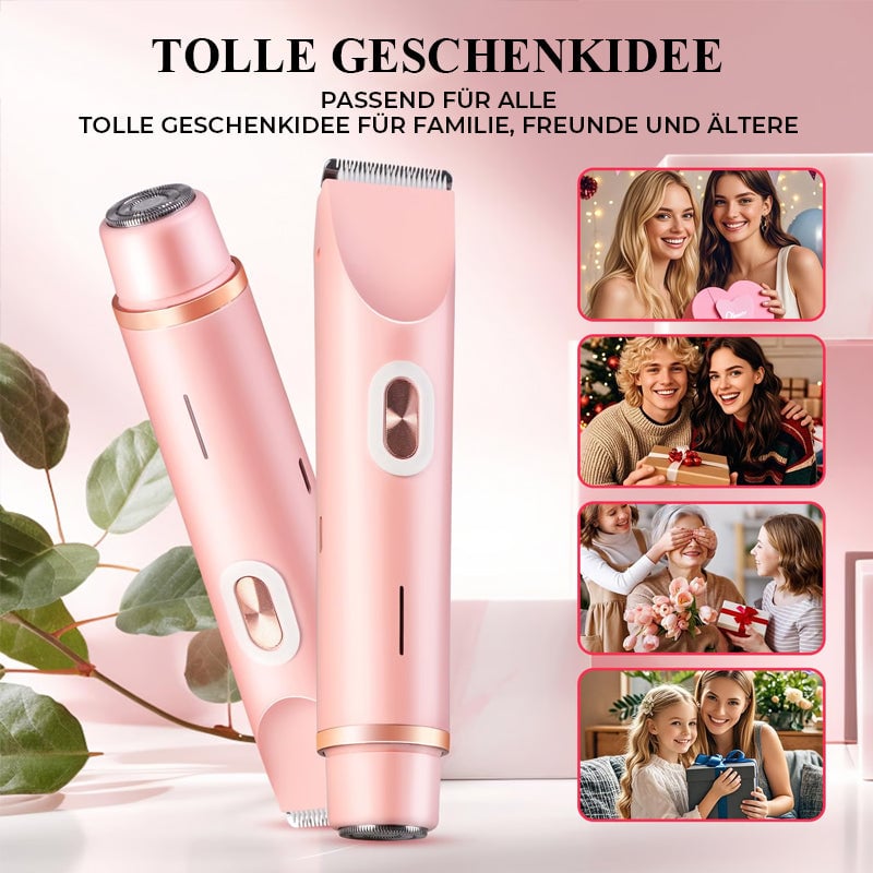 2-in-1 Elektrorasierer für Damen