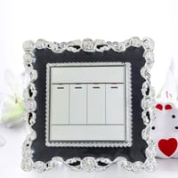 Flower Design Decorative Switch Cover