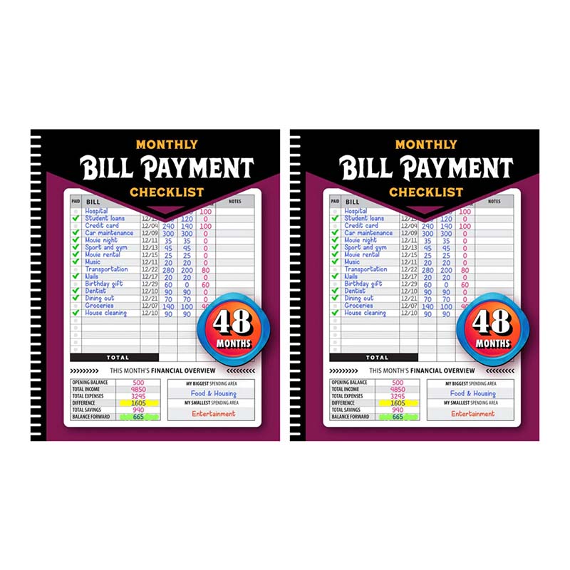 Bill Payment Management Book