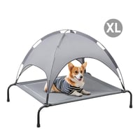 Sakerplus Detachable Mesh Pet Camping Bed