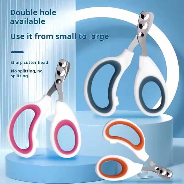 Double Hole Pet Nail Clipper