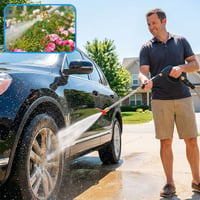 Garden Hose Nozzle High-Pressure Washer with 3 High-Pressure Nozzles