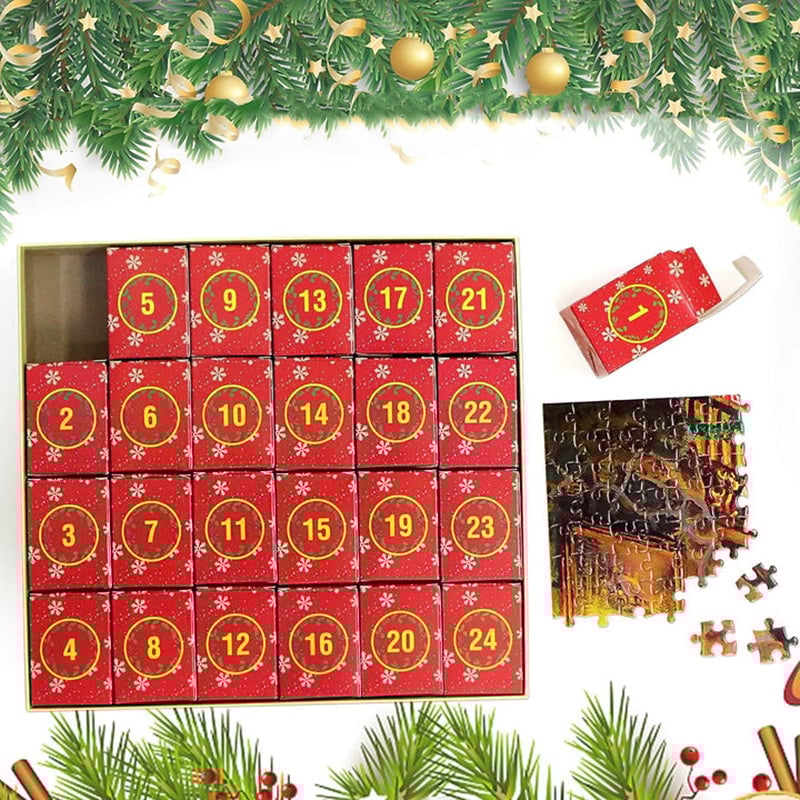 🎅🎄Adventskalender for julepuslespill