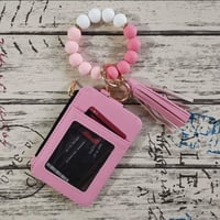 💖 Fashionable Silicone Keychain Wallet