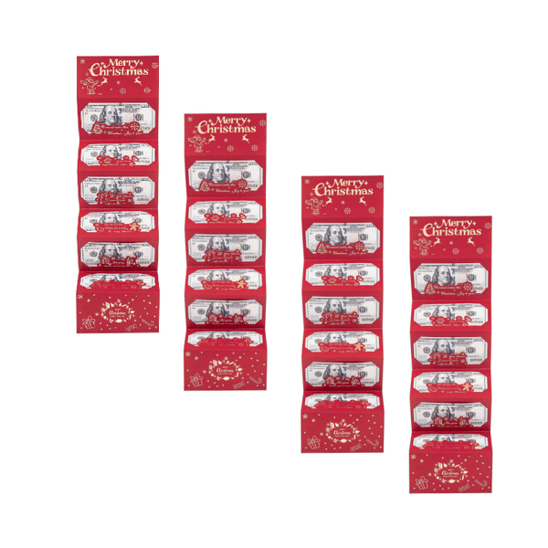 Foldable 6-Slot Christmas Red Envelope