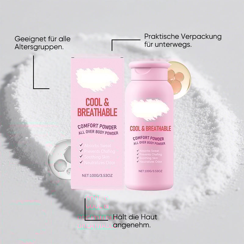 Antitranspirant Körperpuder