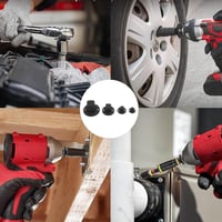 Low Profile Impact Socket Adapter Set, Drive Ratchet Adapter Set