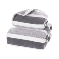 Luxus-Badetuch-Set aus Korallenfleece