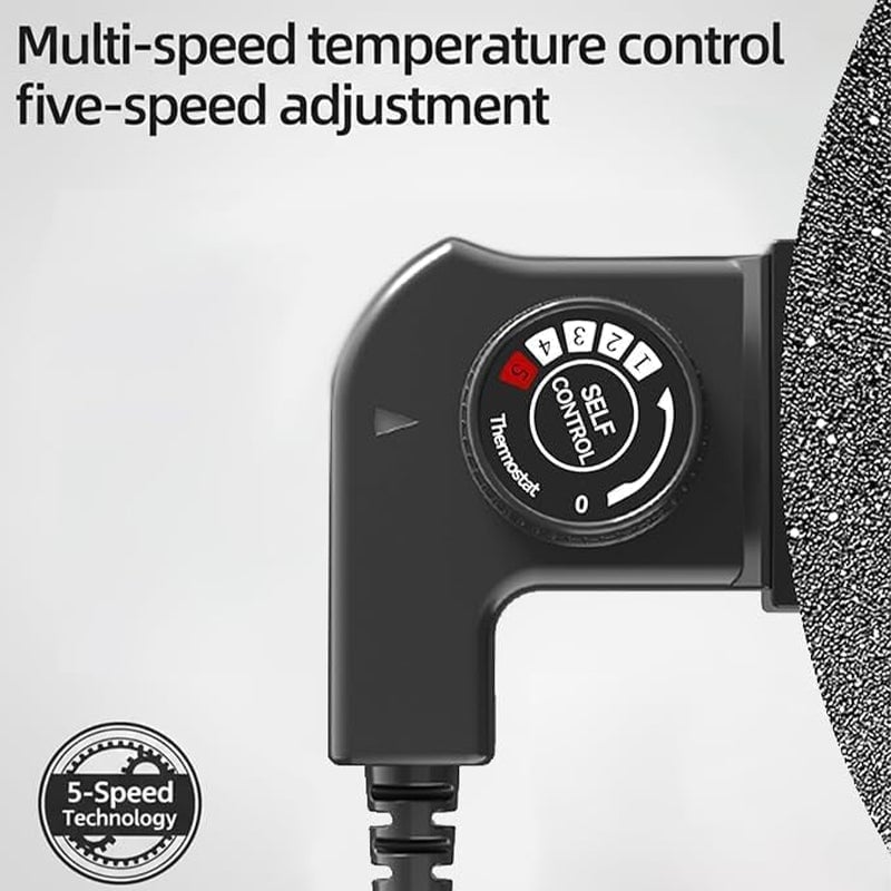 Non-Stick Electric BBQ Grill with Temperature Control