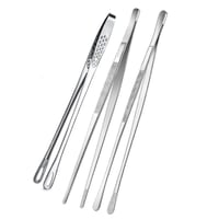 3 PCS Stainless Steel Kitchen Tweezers