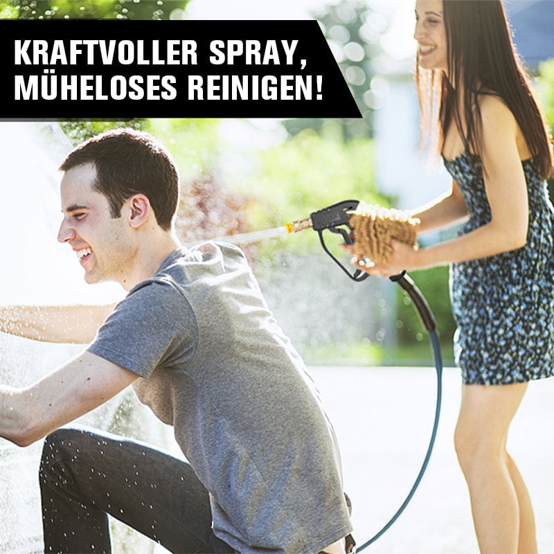 Hochdruck-Wasserpistole mit Düsen für die Autowäsche