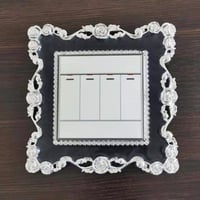 Flower Design Decorative Switch Cover