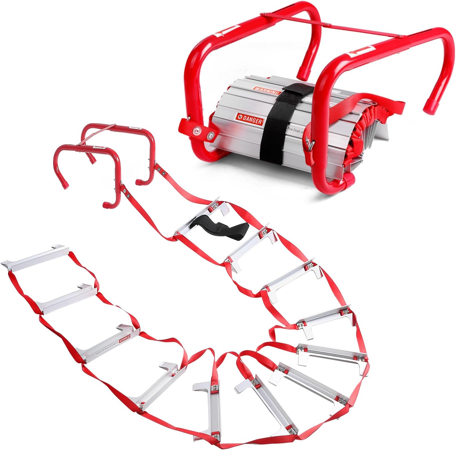 Sakerplus Portable Collapsible Extension Ladder
