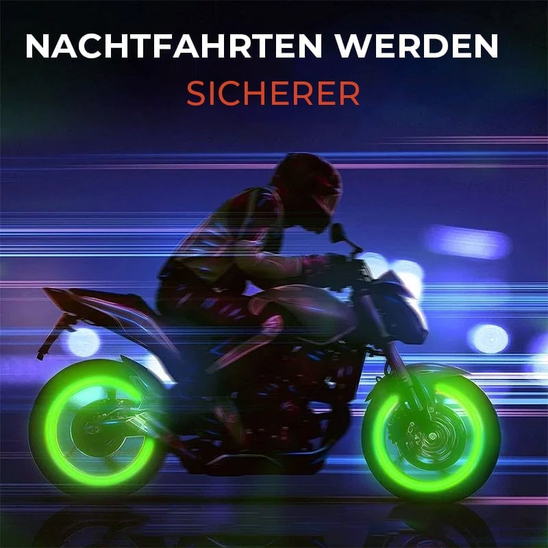 😎Universelle fluoreszierende Reifenventilkappen (4 Stück/Set)👍