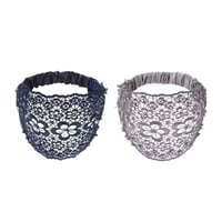 Plum Blossom Beaded Wide Headband