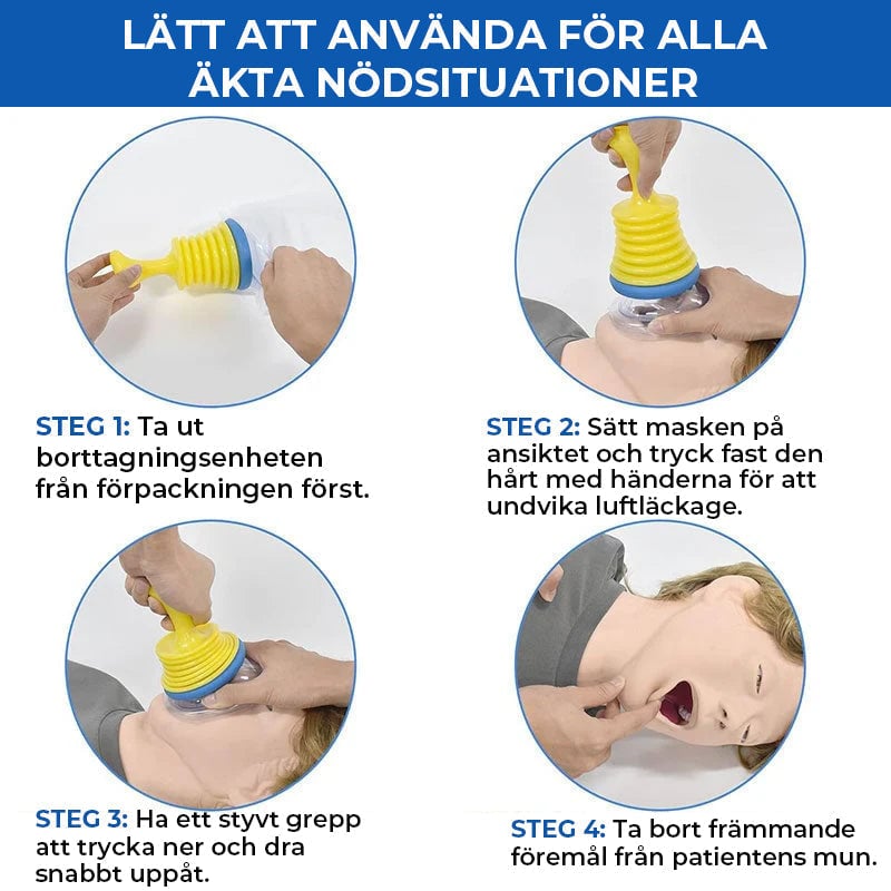 Vital kapacitet tränare + anti-kvävningsanordning