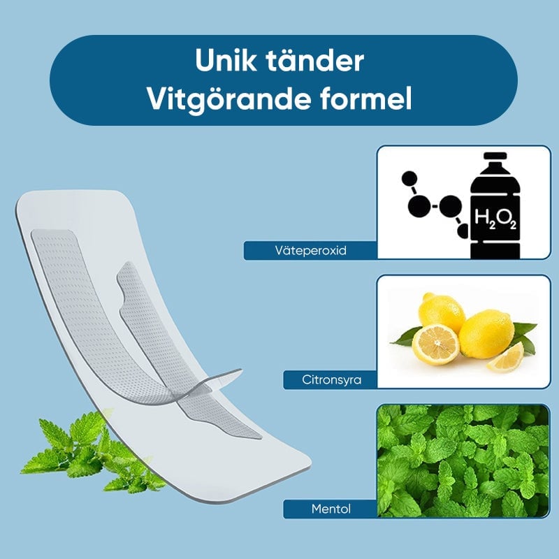 Tandblekningsremsor