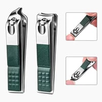 Ensemble coupe-ongles avec fente de rangement pour ongles