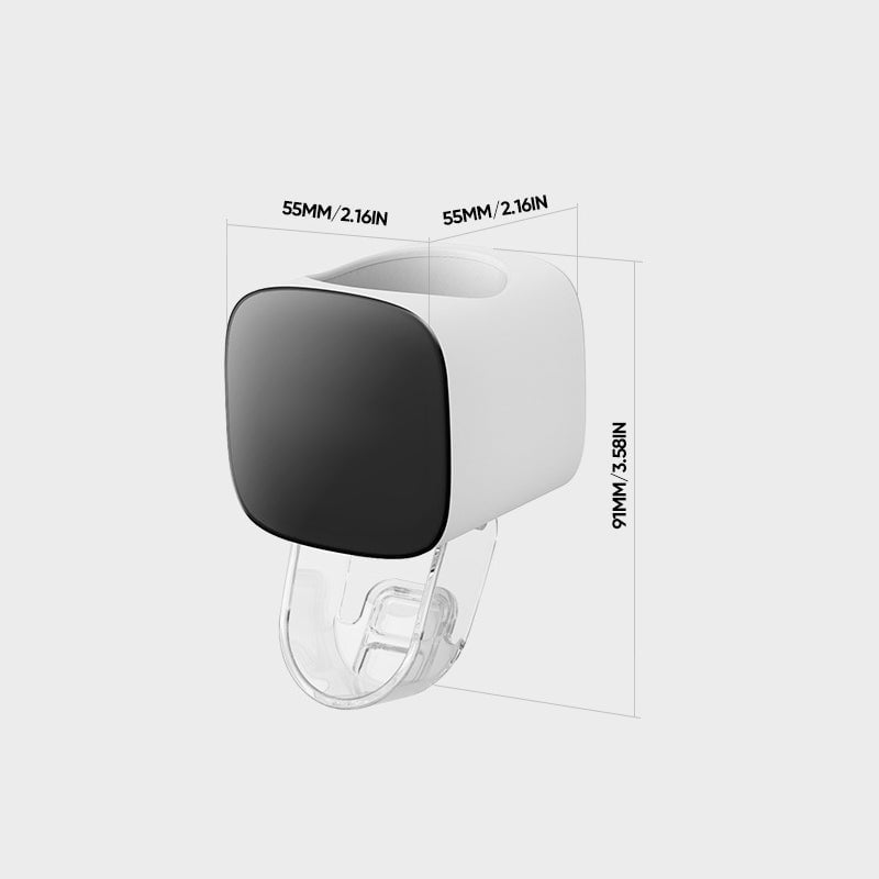 Wall-mounted toothpaste squeezer