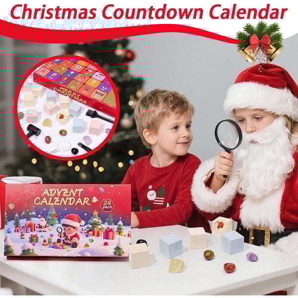 Christmas Advent Crystal Blind Box (24 Grids)