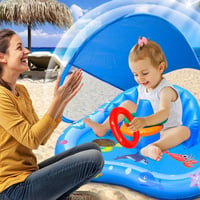 Kids Inflatable Splash Pool With Canopy