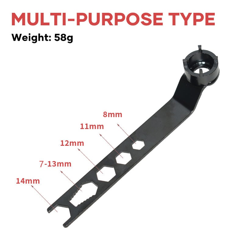 Four-jaw angle grinder wrench