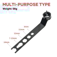 Four-jaw angle grinder wrench