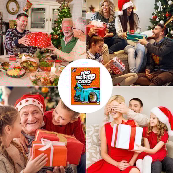 Beginner-Friendly-100 Modified Cars Coloring Book