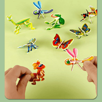 DIY 3D Creative Insect Paper Jigsaw Puzzle