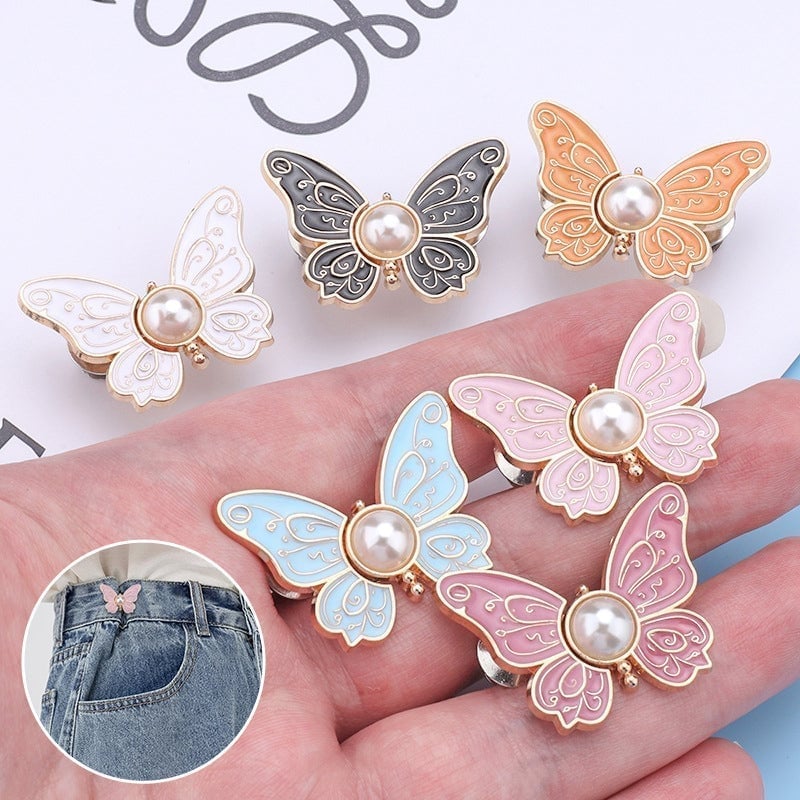 Pearl Butterfly Waist Buckle