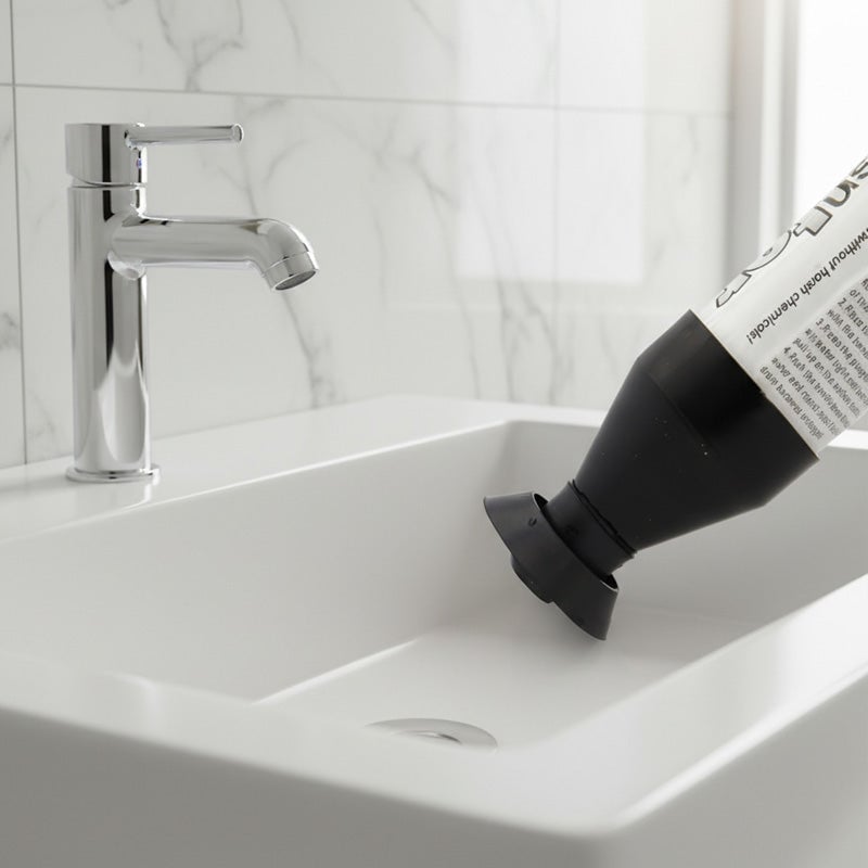 High-Pressure Toilet Plunger Set with Dual Suction Cups
