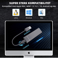 Ultrahastighets ekstern SSD-harddisk