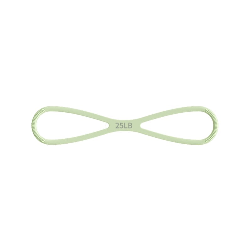 New 8-Shaped Silicone Resistance Band with Massage Grip