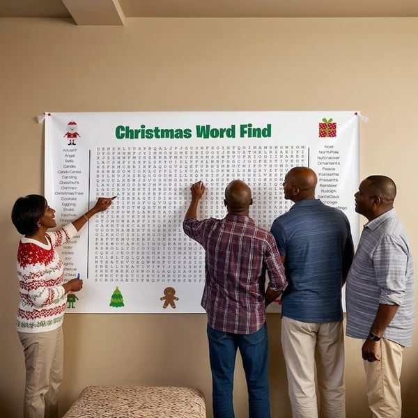 Word Fill-in Puzzle Poster