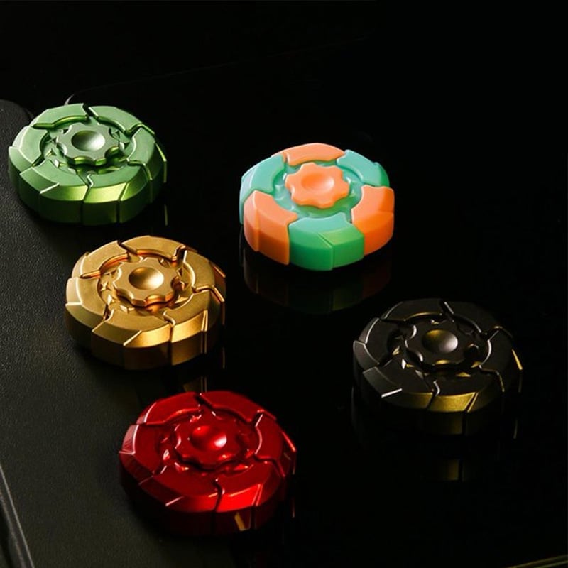 Magnetic Fidget Spinner with Transforming Armor