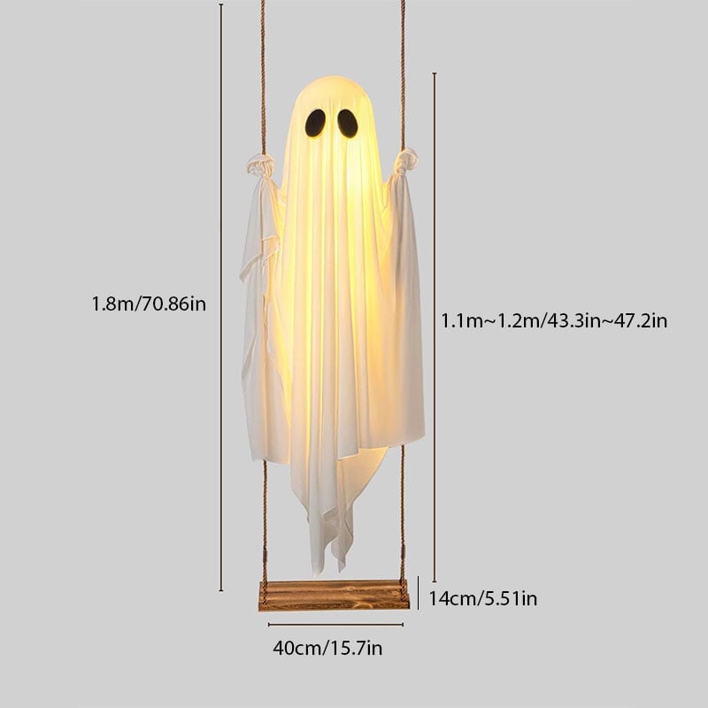 Halloween Dekoration Geister Anhänger Leuchtender Anhänger