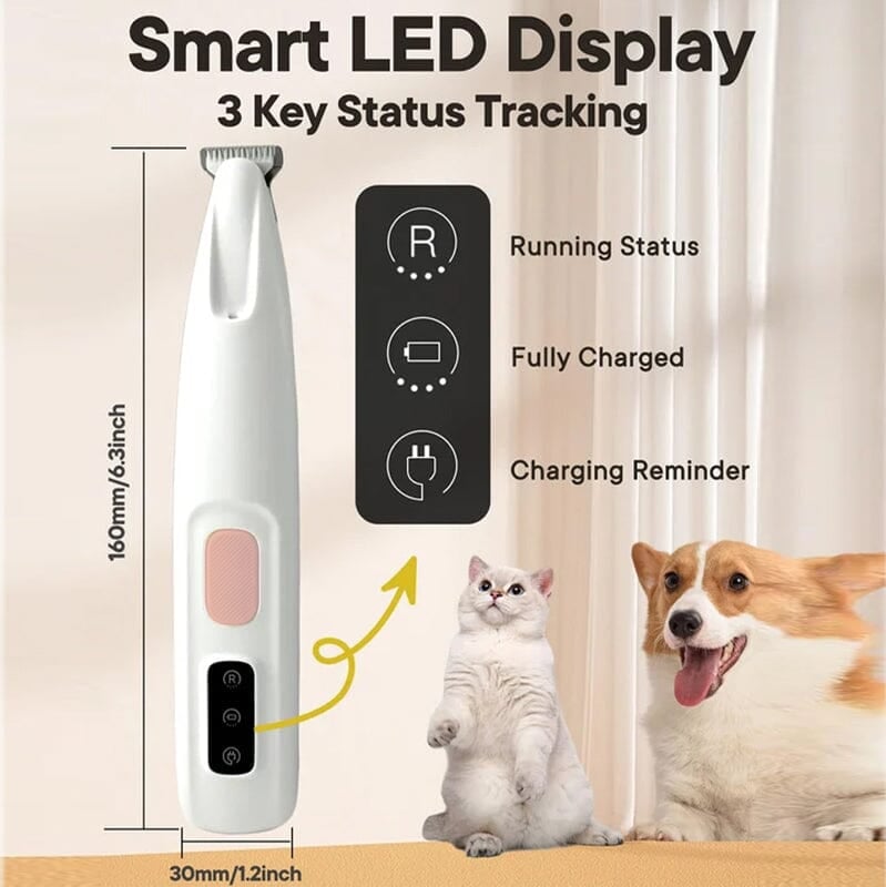 Sale-Pet Hair Trimmer With Led Light
