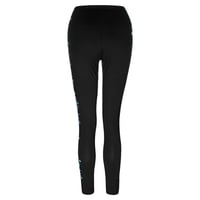 Plus Size High Waist Legging Music Note Print Sport Pants