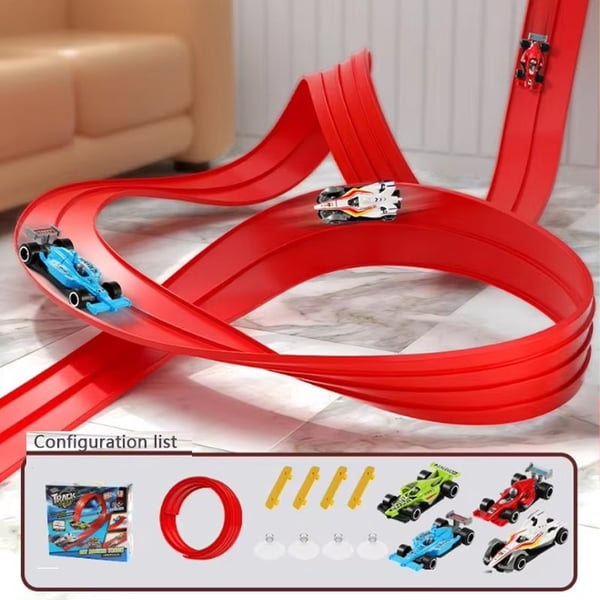 DIY Dual-Lane PVC Car Track