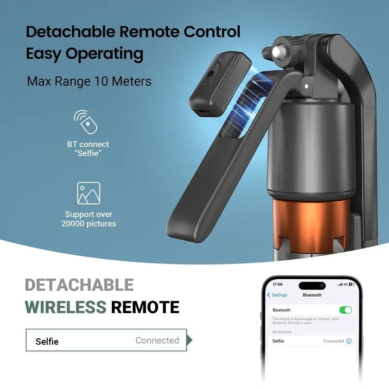 Smart Tracking Gimbal Selfie Stick