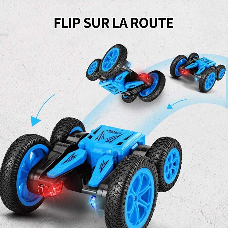Voiture de Jouet Cascadeur Rotative Télécommandée Avec Batterie
