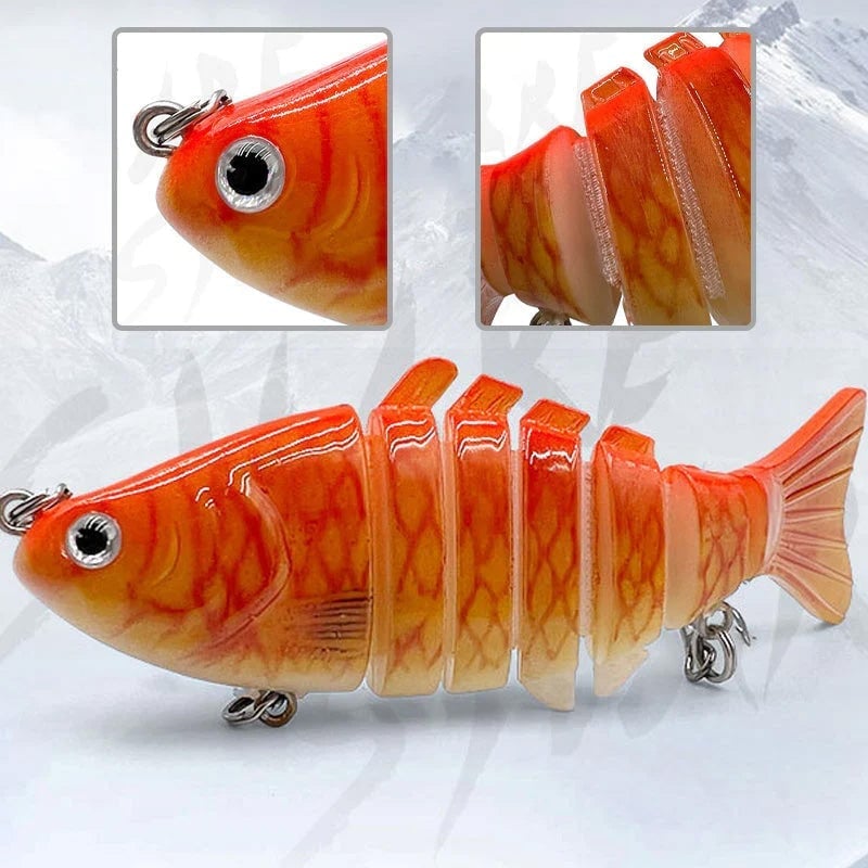 Multi-segmented Fish Swimbait Lure Set
