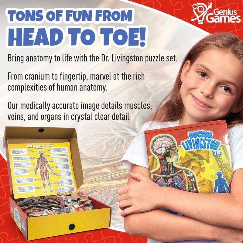 Anatomie-Puzzle für Kinder