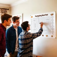 Word Fill-in Puzzle Poster