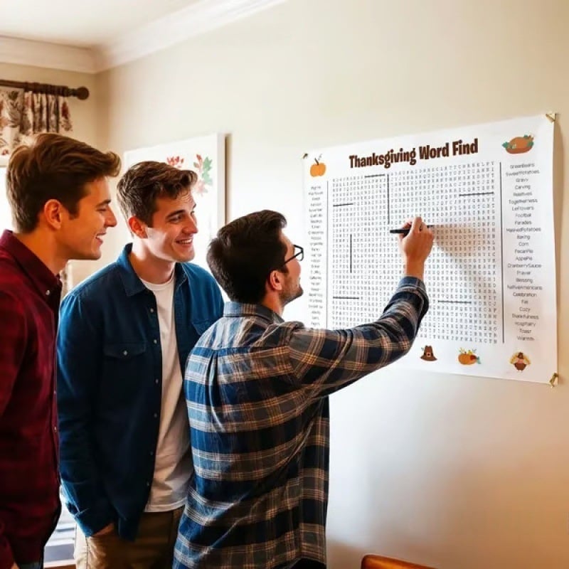 Word Fill-in Puzzle Poster