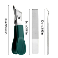 Three Sets Of Eagle Beak Beveled Nail Clippers